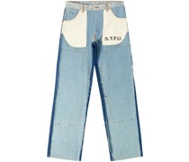 Jeans mit Logo-Patch