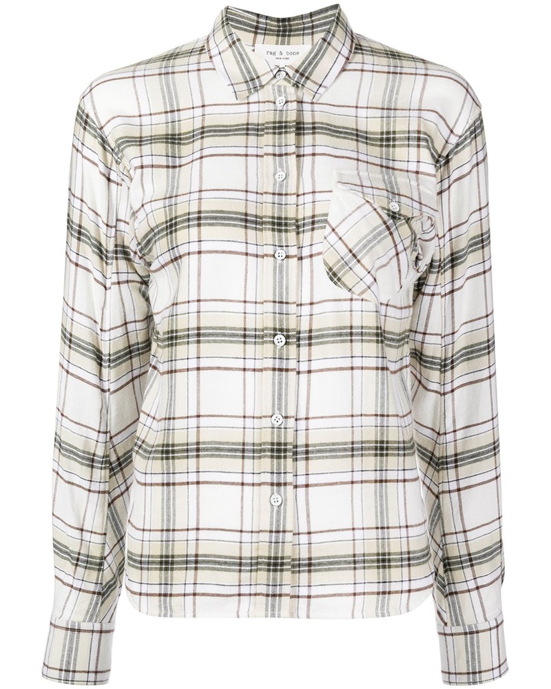 Rag & Bone Damen Hemd mit Karomuster