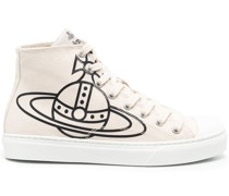 High-Top-Sneakers mit Print
