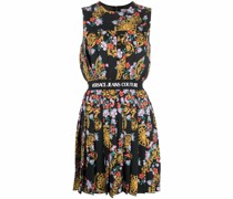 Minikleid mit Sonnenblumen-Print