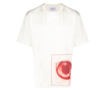 T-Shirt mit Augen-Print