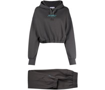 logo-embroidered tracksuit set