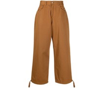 Weite Hose mit Logo-Print
