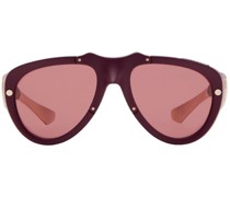 Sonnenbrille im Visierdesign