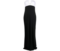Zweifarbiges Abendkleid