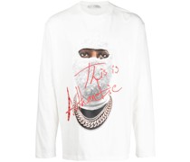 Langarmshirt mit Mask Authentic-Print