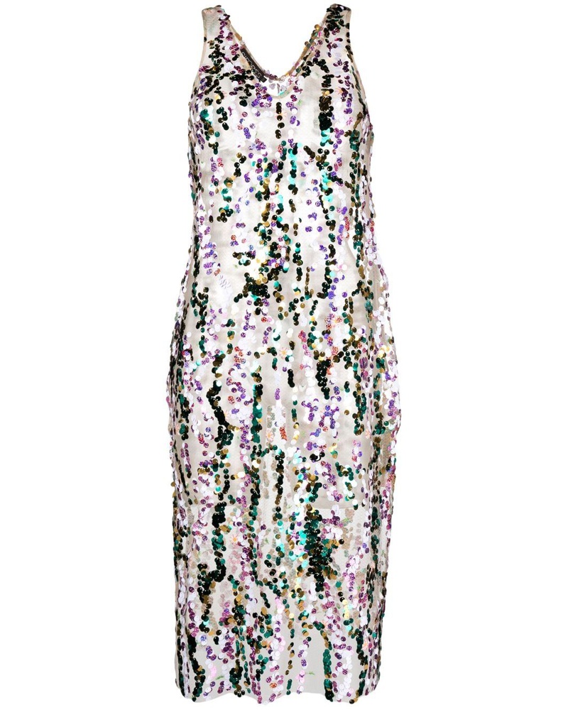 SIEDRES Damen Rhode Paillettenkleid mit V-Ausschnitt SIEDRES Damen Rhode Paillettenkleid mit V-Ausschnitt