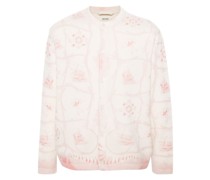 Printed Mill cashmere cardigan