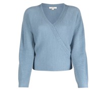 Pullover in Wickeloptik