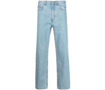 A.P.C. Gerade Jeans mit Bleach-Effekt