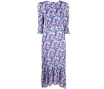 Midikleid mit Blumen-Print