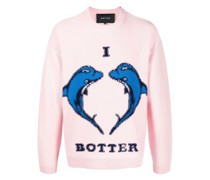 Bestickter Pullover