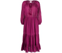 Midikleid mit Schlüssellochausschnitt