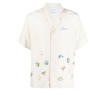 Casa icons silk shirt