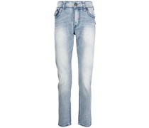 Ausgeblichene Skinny-Jeans