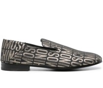 Loafer mit Jacquard-Logo