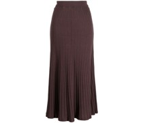 Felicia midi cotton knitted skirt