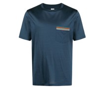 T-Shirt mit Streifendetail