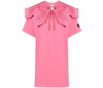T-Shirtkleid mit abnehmbarem Kragen
