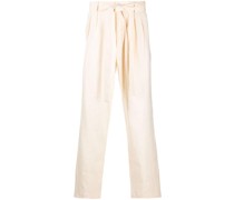 Weite Hose mit Bindegürtel