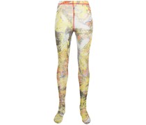 Leggings mit abstraktem Print