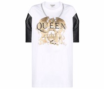 T-Shirt mit Kontrastärmeln