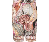 Dark Star Shorts aus Seide