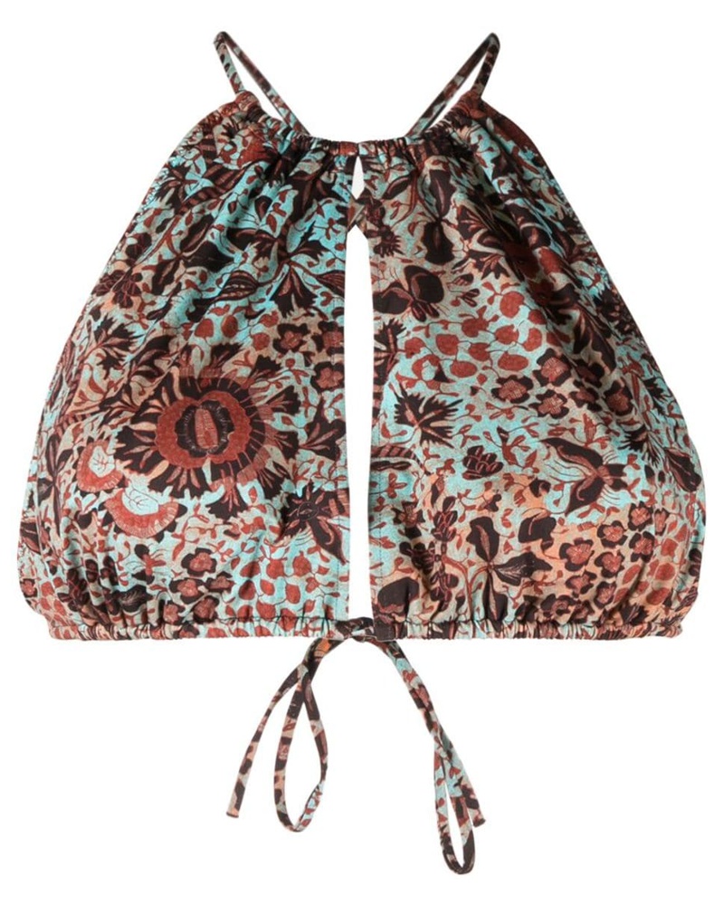 Ulla Johnson Damen Bikinioberteil mit Blumen-Print