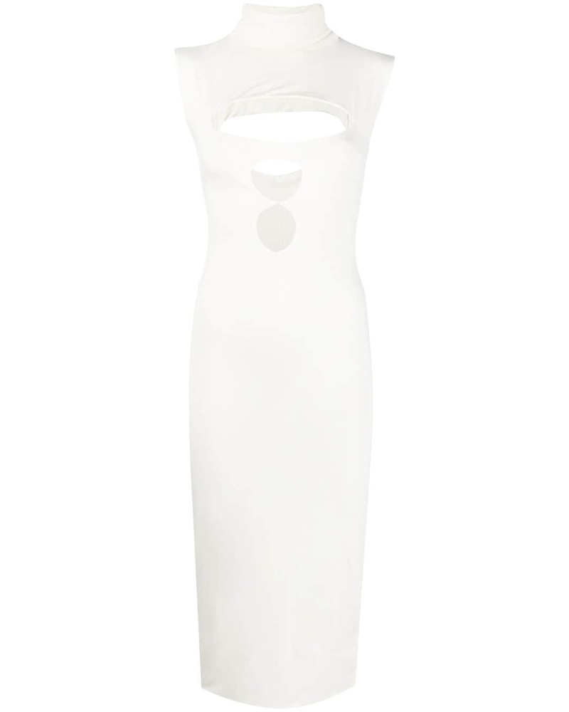 CONCEPTO Damen Figurbetontes Midikleid