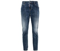 Hoch sitzende Icon Cool Girl Tapered-Jeans