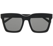 Sonnenbrille mit eckigem Gestell