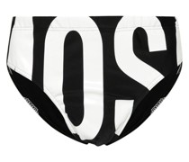 Badehose mit Logo-Print