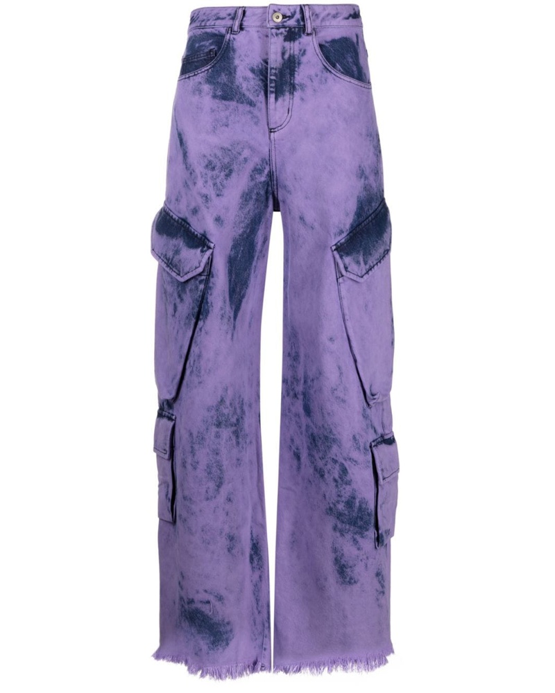 Marques ' Almeida Damen Jeans mit Batikmuster