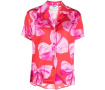 T-Shirt mit Schleifen-Print