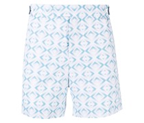 Badeshorts mit geometrischem Print