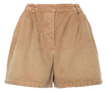flared distressed shorts