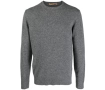 Strickpullover mit Rundhalsausschnitt