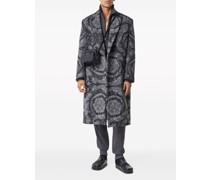 Doppelreihiger Mantel aus Barocco-Jacquard