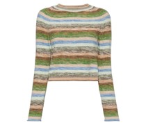 striped organic-cotton Pullover