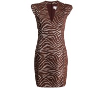 Minikleid mit Zebra-Print