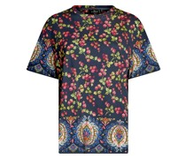 T-Shirt mit Beeren-Print