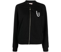 Bomberjacke mit Strass-Logo