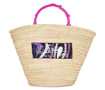 Handtasche mit Logo-Patch