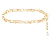 gem-embellished chain belt