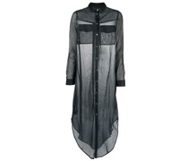 Hemdkleid mit Sheer-Effekt