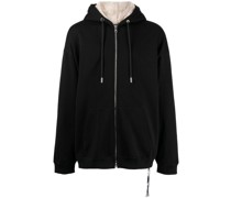 Kapuzenjacke mit Totenkopf-Patch