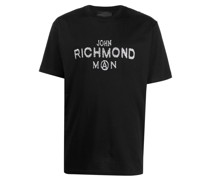 T-Shirt mit Pailletten-Logo