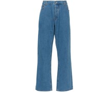 Gerade High-Waist-Jeans