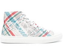 Karierte Plimsoll Sneakers