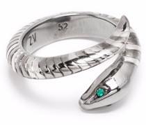 Gewickelter Ring im Schlangen-Design